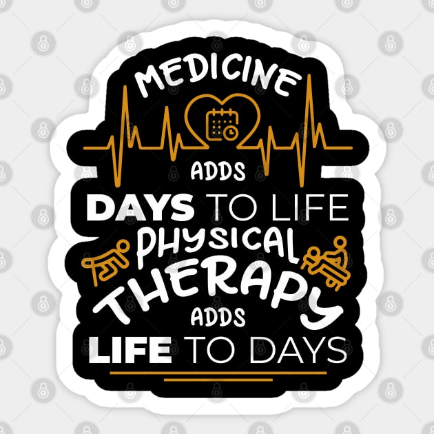 Physical Therapy Feel Good Healing Vibes Sticker by Anticorporati